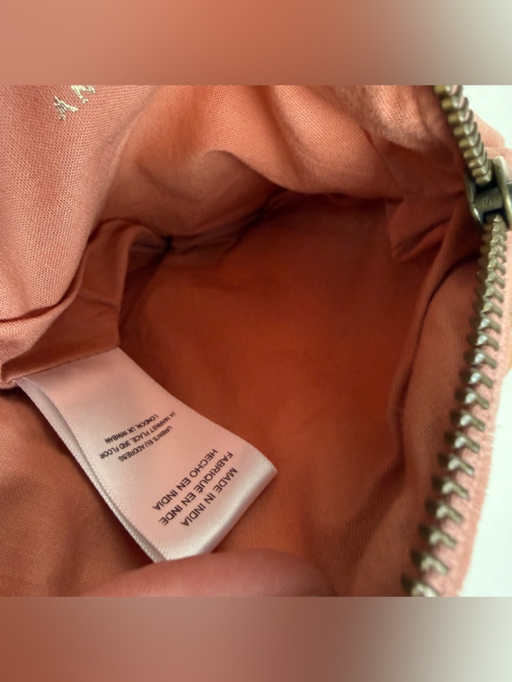 Anthropologie Anna Harlow Russo L Embellished Monogram Pouch - Picture 5 of 5